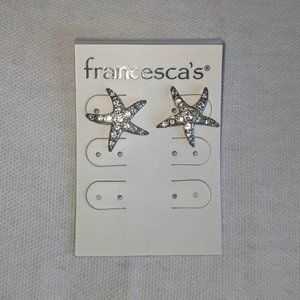 Diamond Starfish Earring Set